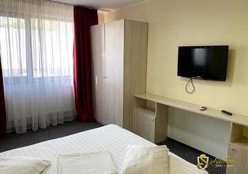 Фото номера Стандартный двухместный номер с 1 кроватью Мотели Hotel Saftica г. Săftica 5