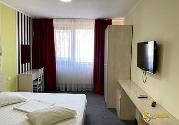 Фото номера Стандартный двухместный номер с 1 кроватью Мотели Hotel Saftica г. Săftica 6